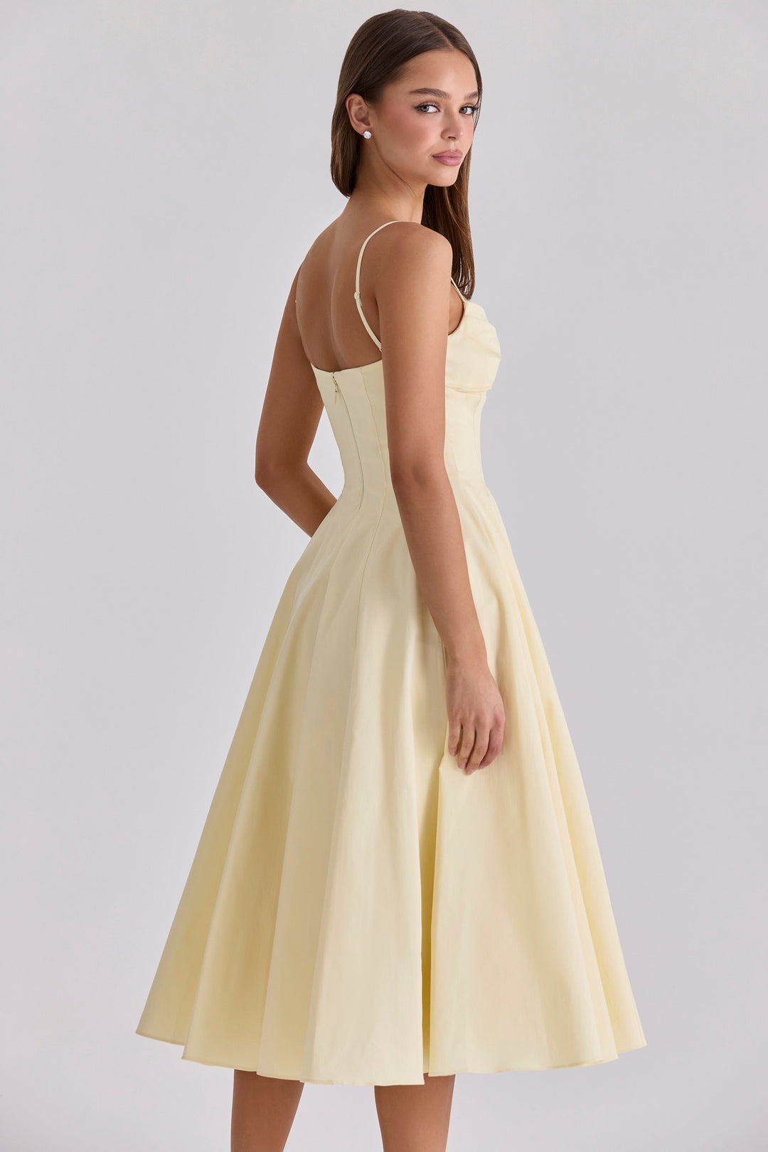 JASMYN | Fließendes Midikleid für die Sommerhochzeit