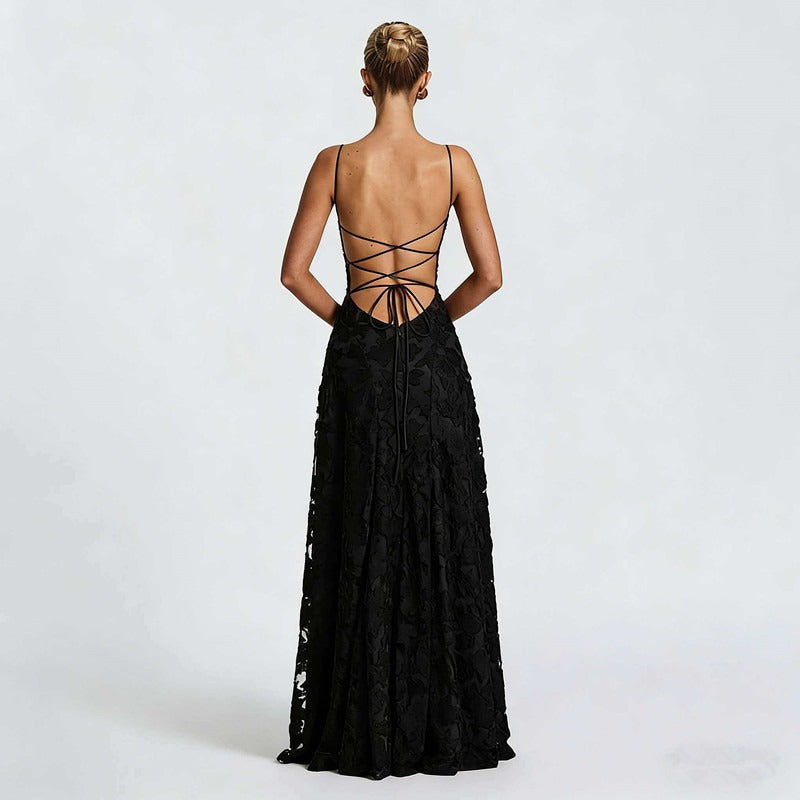SOFIA | Elegantes Spitzen Maxikleid für Hochzeitsgäste