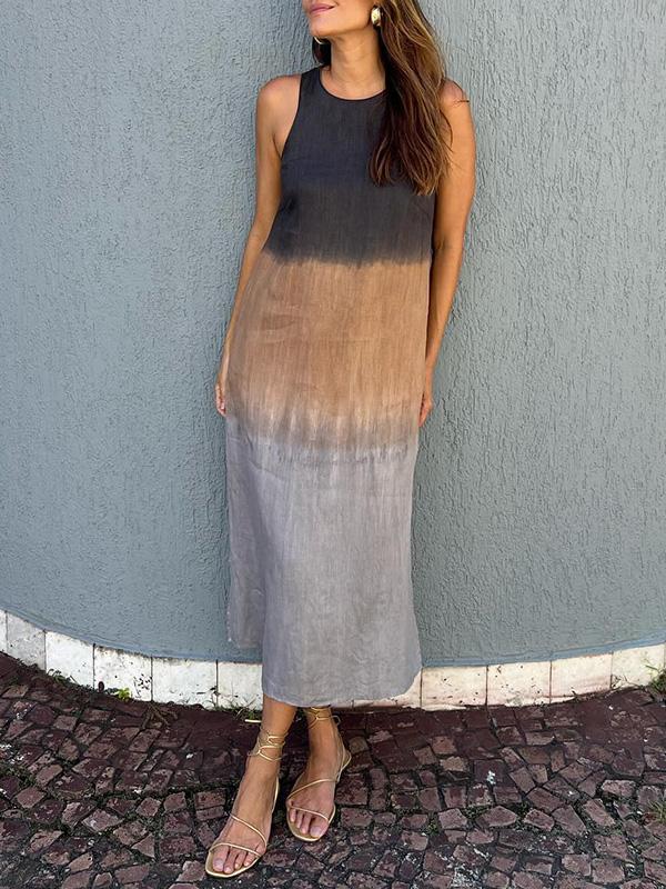 Heather - Lässiges Gradient Kleid