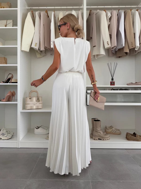 Marian - Elegantes Plissee-Ensemble