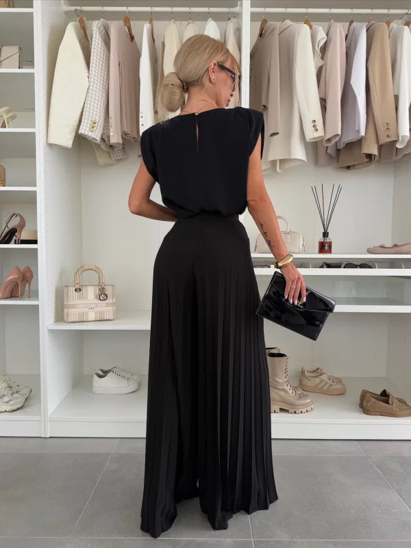 Marian - Elegantes Plissee-Ensemble