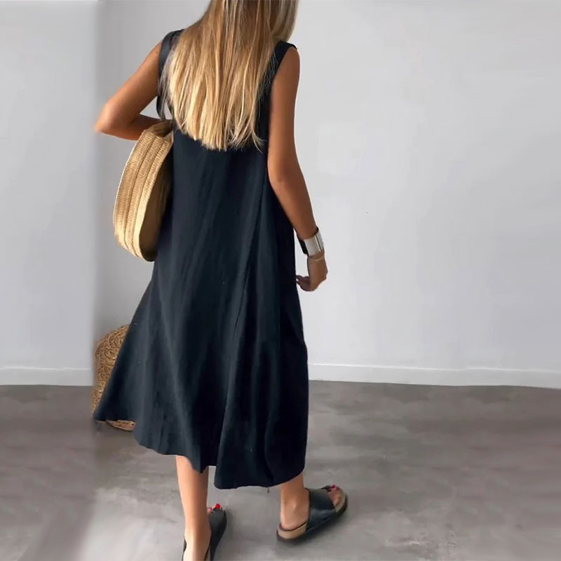 Amaris - Ärmelloses lässiges Kleid
