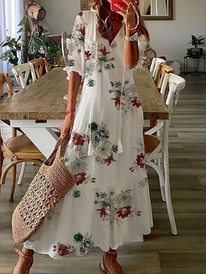 LUNA | BOHO MIDI-KLEID FÜR EINEN UNGEZWUNGENEN LOOK
