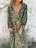 Jessa - Maxikleid Leopard