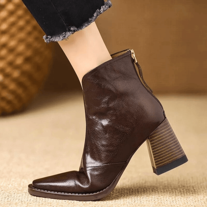 Claudia | Luxuriöse Stiefeletten mit mittelhohem Absatz